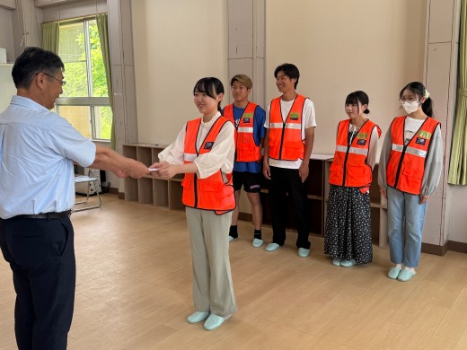 宮城県警備業協会よりTeam ZEROに活動助成金をいただきました。