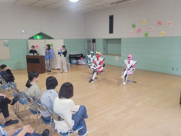 防災レンジャーショーの様子②