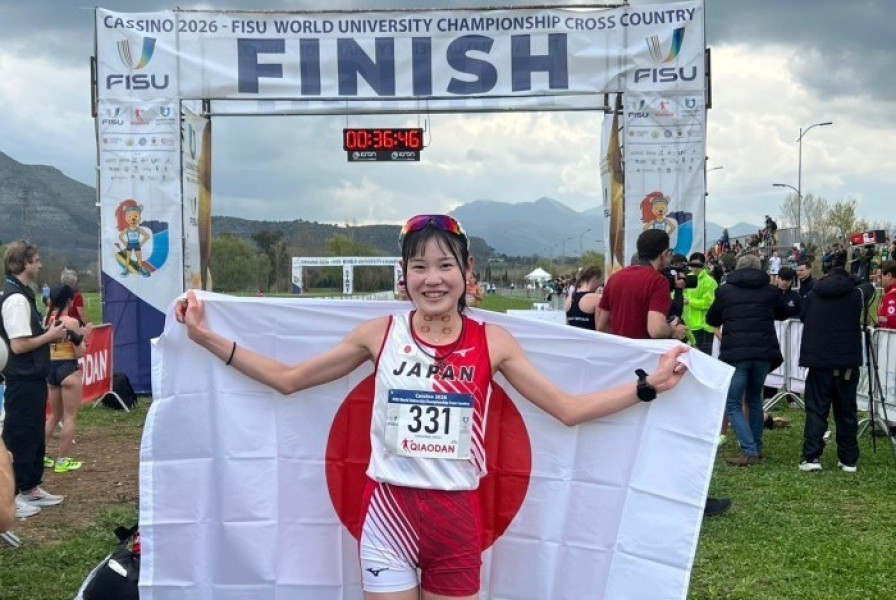 第24回世界大学クロスカントリー選手権（2026年3月14日／イタリア・カッシーノ）で、日本代表として女子10㎞ロングに出場し3位となり銅メダルを獲得　