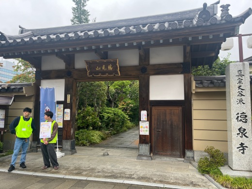 学生ボランティアの様子