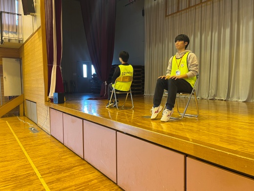 さんあい体操を実践する学生