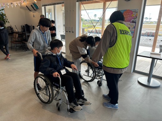 車いすリレー