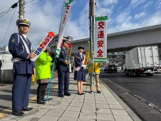 令和7年春の交通安全県民総ぐるみ運動にて一日警察署長に委嘱されました！