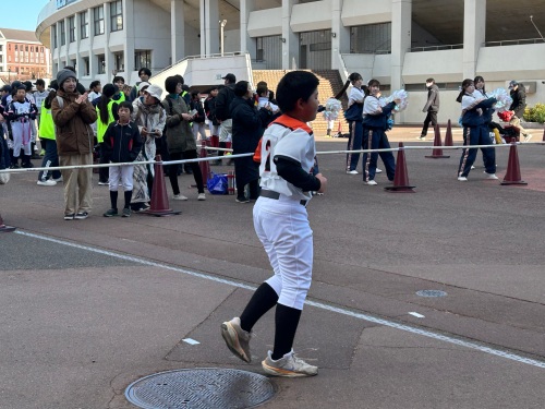 あきらめずに最後まで走り切りました