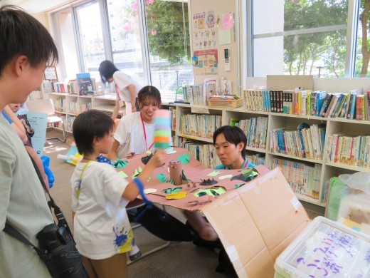 福沢市民センター主催イベントにて学生サークル『ふぁみりあ』が企画・運営を行いました。