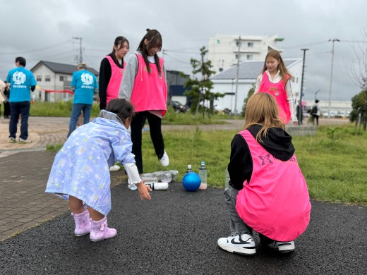 名取市閖上復興祭が開催。学生サークル『ふぁみりあ』がブース出展しました。