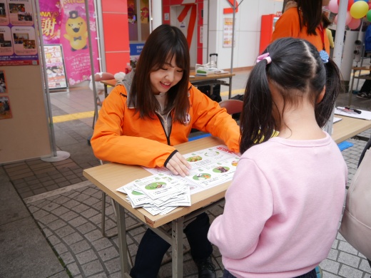 防災ブース内の様子