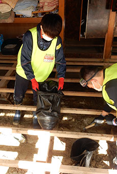 台風19号災害でのボランティア活動について