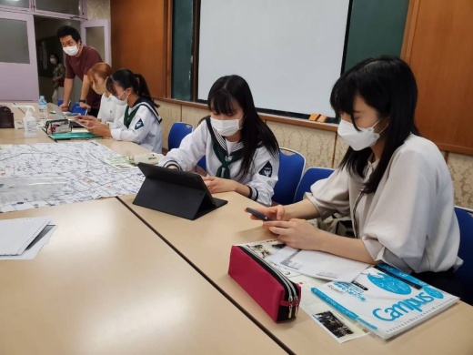「宮町まちづくり事業」を高大連携で実施しました。