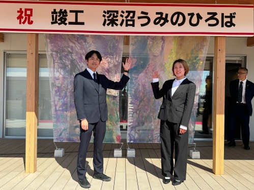 『深沼うみのひろば』オープニングイベントに学生20名が参加